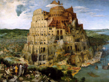 La Torre de Babel, pintura al leo sobre lienzo de Pieter Brueghel el Viejo.