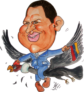 Hugo Chvez, polmico presidente de Venezuela.